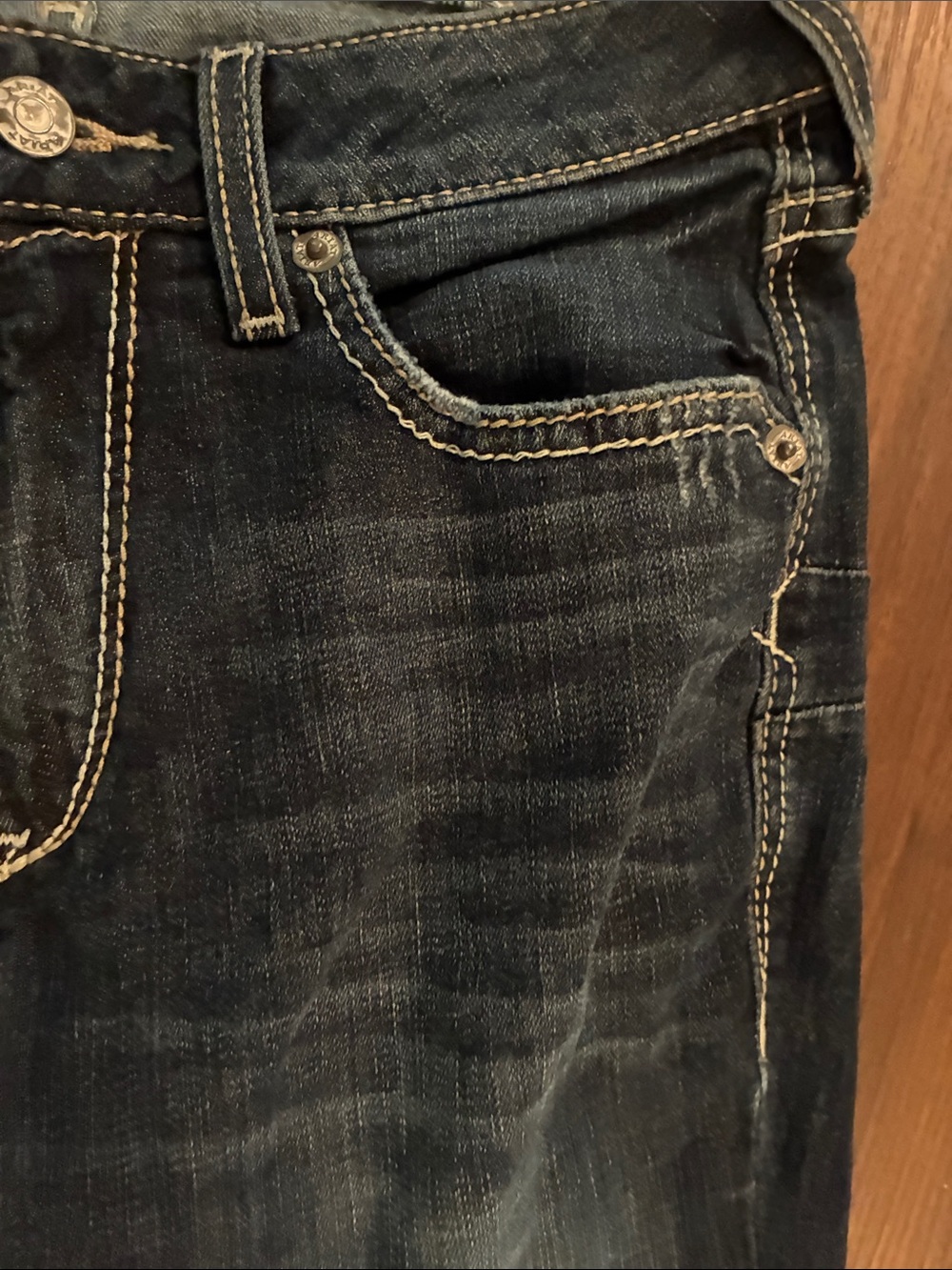 Ariat Denim Dark Blue Women's Bootcut Jeans - Picture 4 of 11